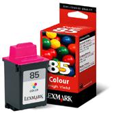 Lexmark 12A1985 (Lexmark #85) Color OEM Inkjet Cartridge