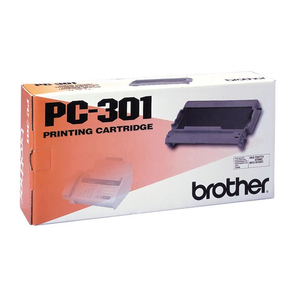 Brother PC-301 Black OEM Thermal Fax Cartridge