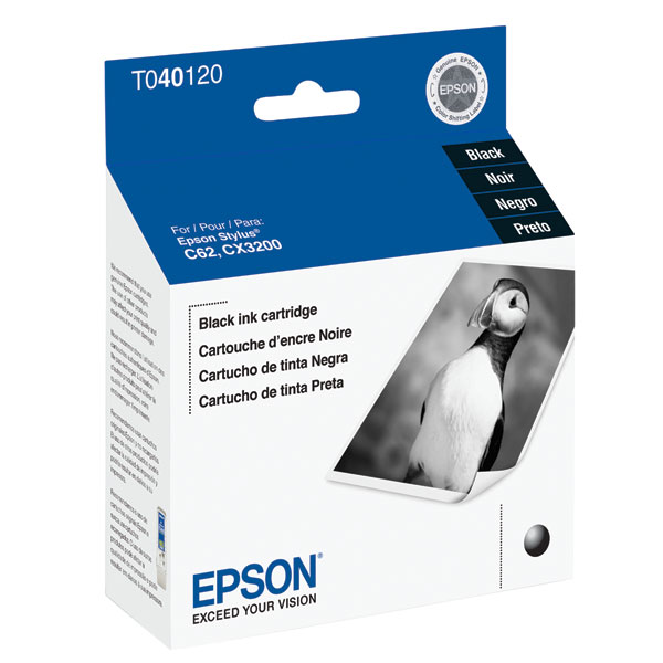 Epson T040120 (Epson 40) Black OEM Inkjet Cartridge