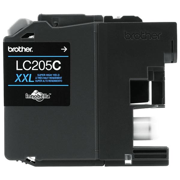 Brother LC-205C Cyan OEM Inkjet Cartridge
