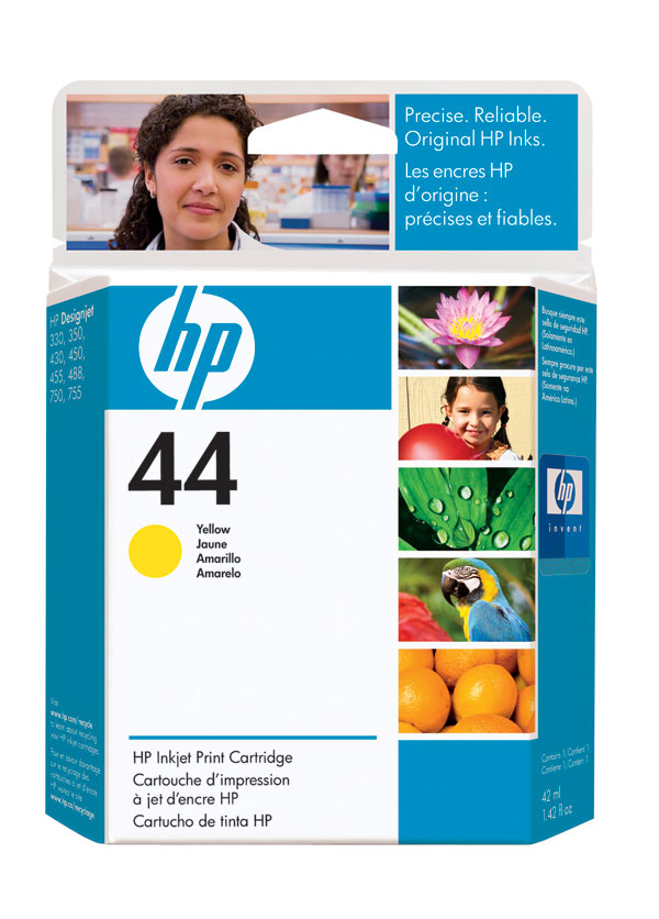 HP 51644Y (HP 44) Yellow OEM Print Cartridge