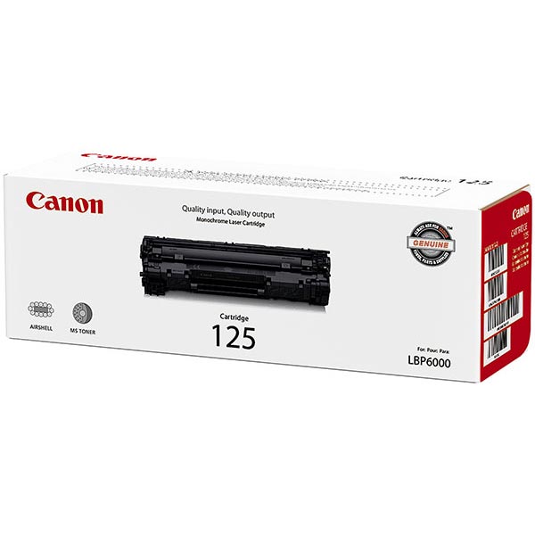 Canon 3484B001AA (CRG-125) Black OEM Toner Cartridge