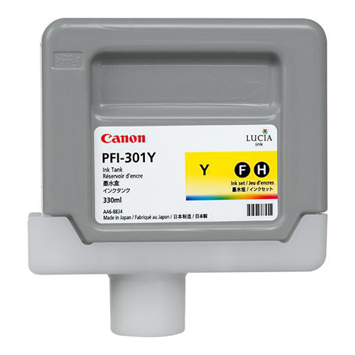 Canon 1489B001 (PFI-301Y) Yellow OEM Inkjet Cartridge