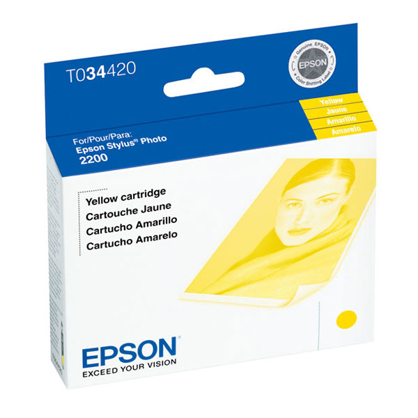 Epson T034420 (Epson 34) Yellow OEM Inkjet Cartridge