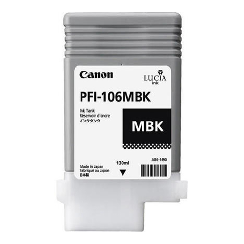 Canon 6620B001AA (PFI-106MBk) Matte Black OEM Inkjet Cartridge