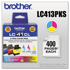 Brother LC-413 Cyan, Magenta, Yellow OEM Inkjet Cartridge (3 pk)
