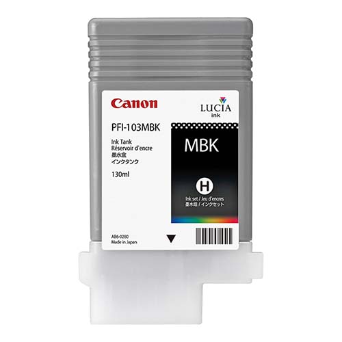 Canon 2211B001AA (PFI-103MBK) Matte Black OEM Pigment Inkjet Cartridge