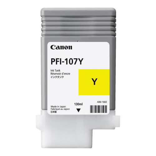 Canon 6708B001 (PFI-107Y) Yellow OEM Ink Cartridge