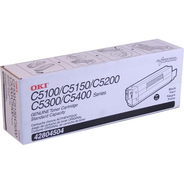 Okidata 42804504 Black OEM Laser Toner Cartridge