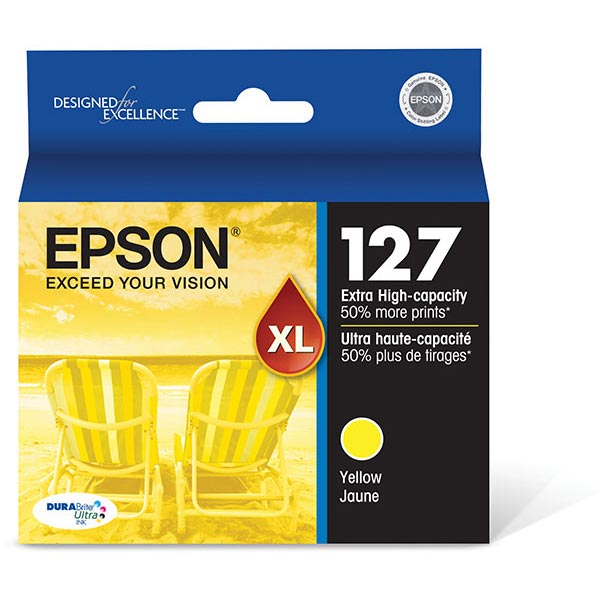 Epson T127420 (Epson 127) Yellow OEM Inkjet Cartridge