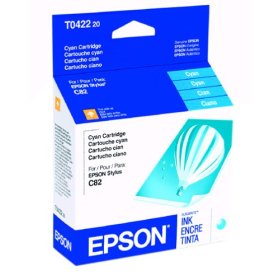 Epson T042220 (Epson 42) Cyan OEM Inkjet Cartridge