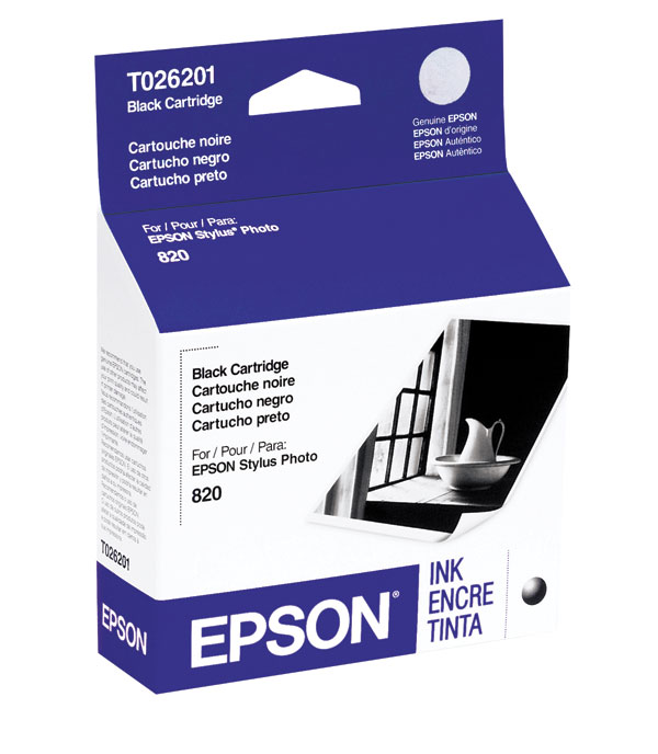 Epson T026201 (Epson 26) Black OEM Inkjet Cartridge