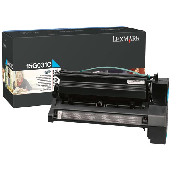 Lexmark 15G031C Cyan OEM Print Cartridge