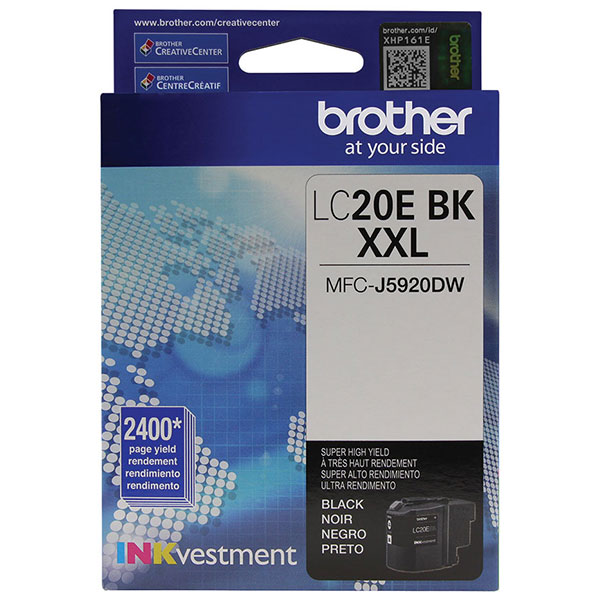 Brother LC-20EBk Black OEM Inkjet Cartridge