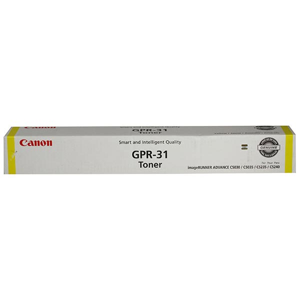 Canon 2802B003AA (GPR-31Y) Yellow OEM Toner Cartridge