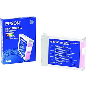 Epson T464011 (Epson T464) Light Magenta OEM Ink Cartridge