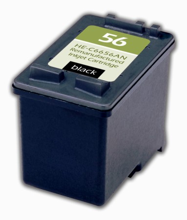 Premium Quality Black Inkjet Cartridge compatible with HP C6656AN (HP 56)