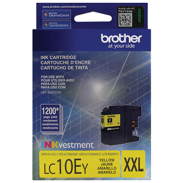 Brother LC-10EY Yellow OEM Inkjet Cartridge