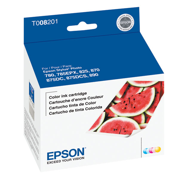 Epson T008201 (Epson 8) 5Color OEM Inkjet Cartridge