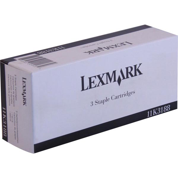 Lexmark 11K3188 OEM Staples (3 Ctg/Box)