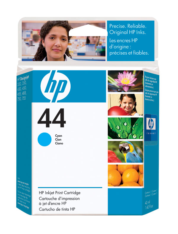 HP 51644C (HP 44) Cyan OEM Print Cartridge