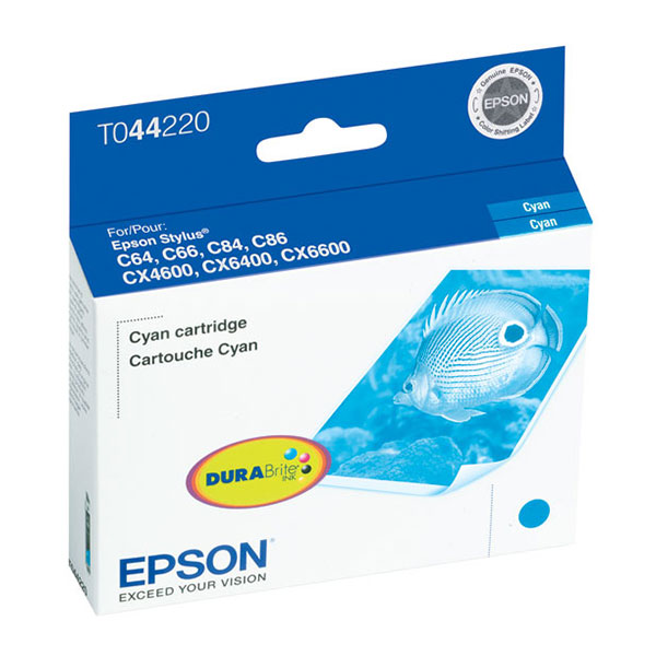 Epson T044220 (Epson 44) Cyan OEM Inkjet Cartridge