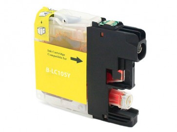Premium Quality Yellow Ink Cartridge compatible with Brother LC-105Y