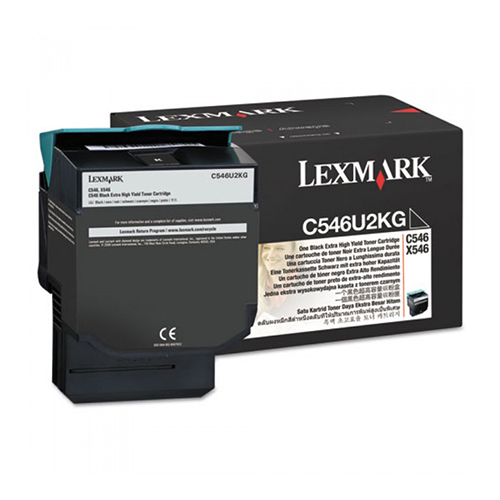 Lexmark C546U2KG Black OEM Extra High Yield Toner Cartridge