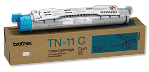 Brother TN-11C Cyan OEM Toner Cartridge