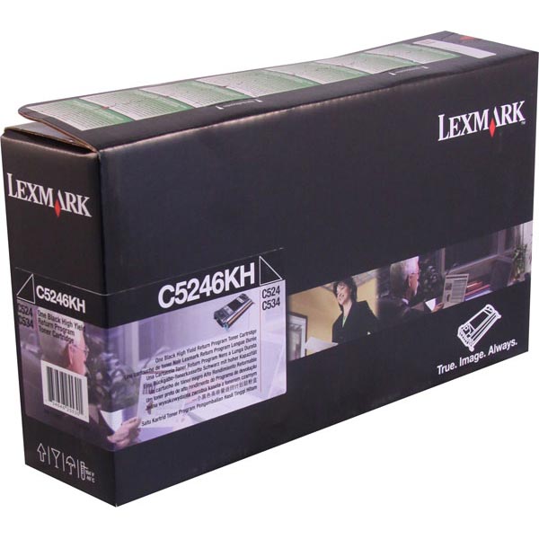 Lexmark C5246KH Black OEM High Yield Toner
