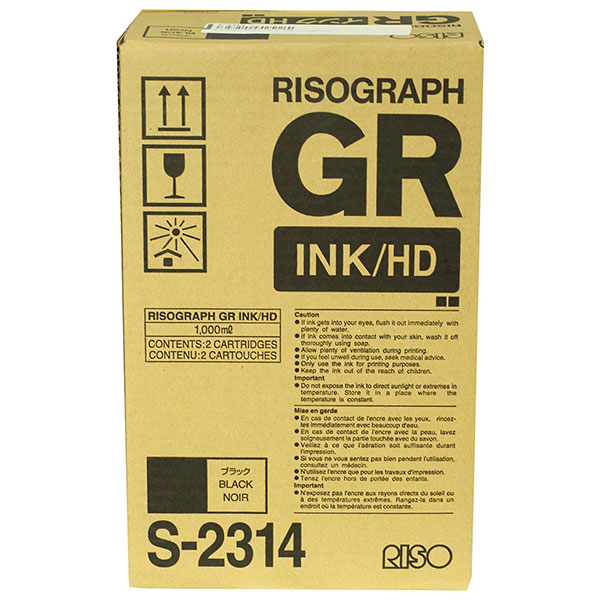 Risograph S-2314 Black OEM Inkjet Cartridge