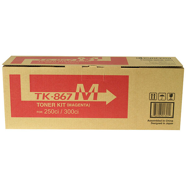 Kyocera Mita 1T02JZBUS0 (TK-867M) Magenta OEM Toner Cartridge