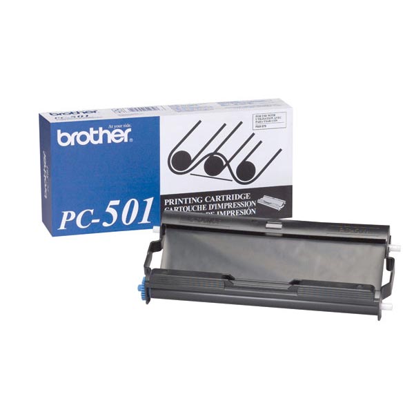 Brother PC-501 Black OEM Thermal Fax Roll