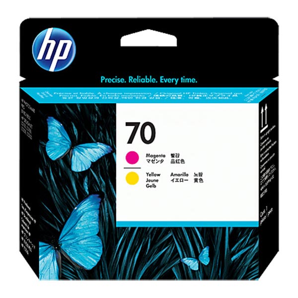HP C9406A (HP 70) Magenta, Yellow OEM Inkjet Cartridge Printhead