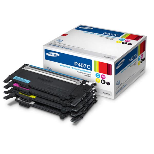 Samsung CLT-P407C Four Color OEM Inkjet Cartridge (Multipack)