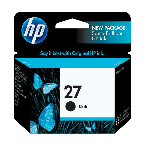HP C8727AN (HP 27) Black OEM Inkjet Cartridge
