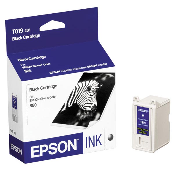 Epson T019201 (Epson 19) Black OEM Inkjet Cartridge