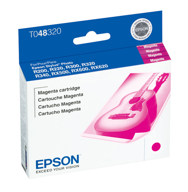 Epson T048320 (Epson 48) Magenta OEM Inkjet Cartridge