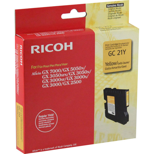 Ricoh 405535 Yellow OEM Laser Toner Cartridge