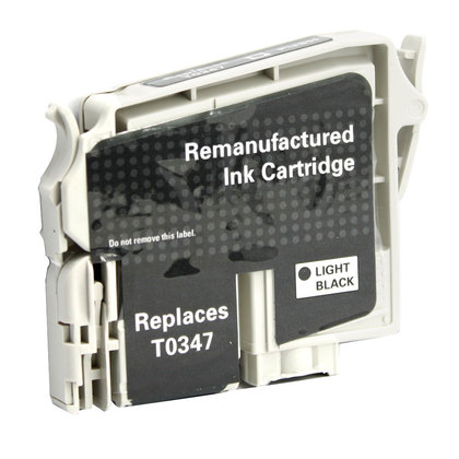 Premium Quality LightBlack Inkjet Cartridge compatible with Epson T034720 (Epson 34)
