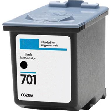 Premium Quality Black Inkjet Cartridge compatible with HP CC635A (HP 701)