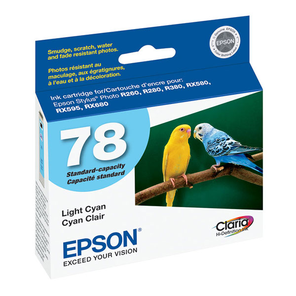 Epson T078520 (Epson 78) LightCyan OEM Inkjet Cartridge