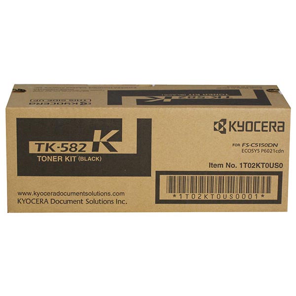 Kyocera Mita 1T02KT0US0 (TK-582K) Black OEM Toner Cartridge