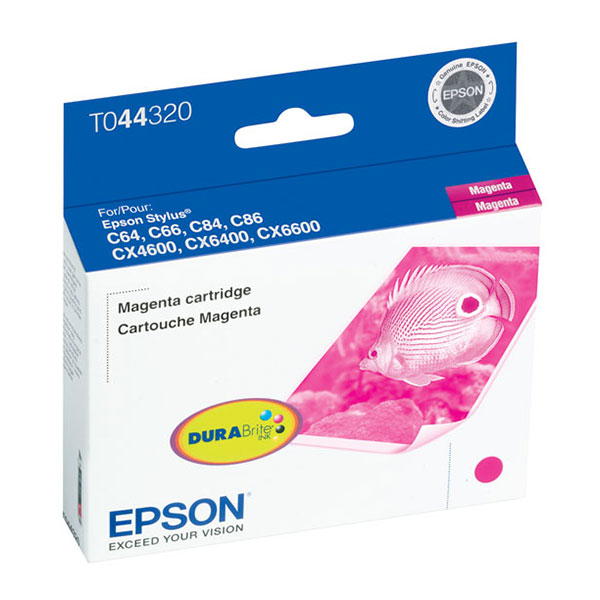 Epson T044320 (Epson 44) Magenta OEM Inkjet Cartridge