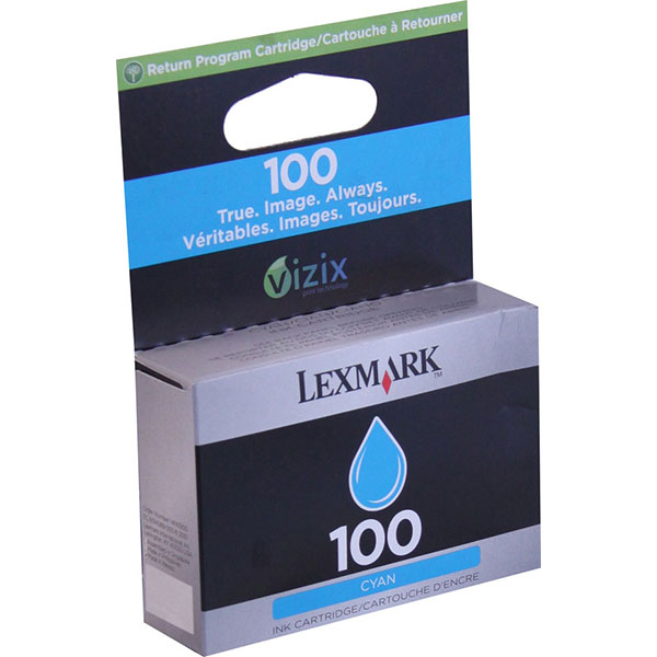 Lexmark 14N0900 (Lexmark #100C) Cyan OEM Ink Cartridge