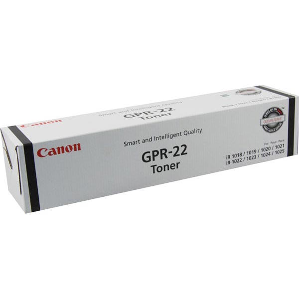 Canon 0386B003AA (GPR-22) Black OEM Copier Cartridge