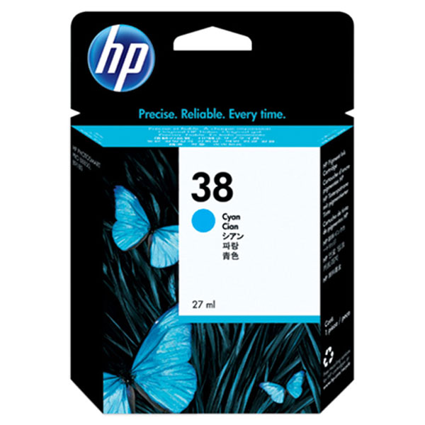 HP C9415A (HP 38) Cyan OEM Inkjet Cartridge