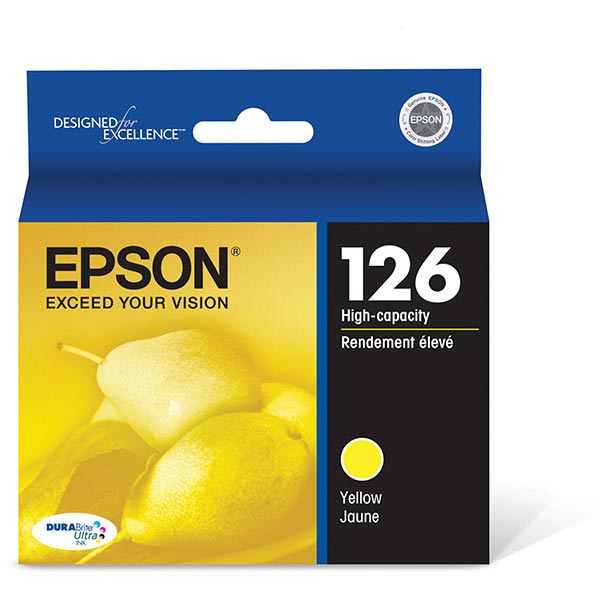 Epson T126420 (Epson 126) Yellow OEM Inkjet Cartridge