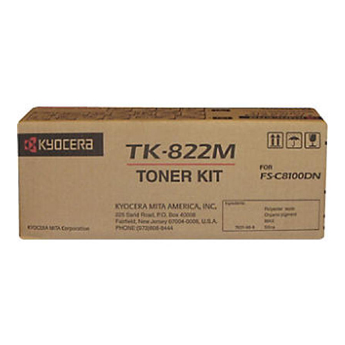 Kyocera Mita 1T02HPBUS0 (TK-822M) Magenta OEM Toner Cartridge