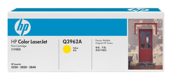 HP Q3962A (HP 122A) Yellow OEM Toner Cartridge